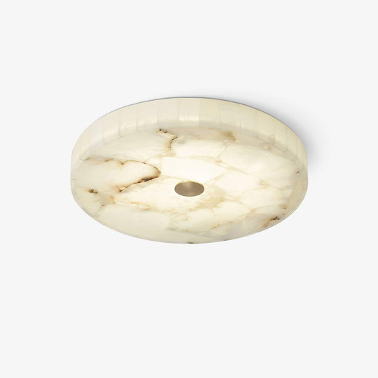 LED Plafondlamp van Albast – Rond & Slank