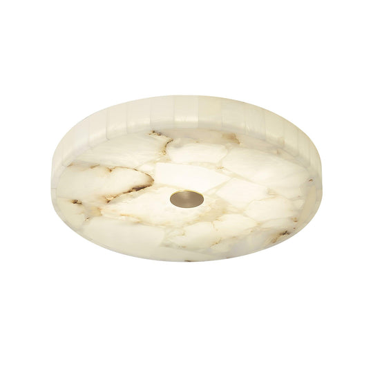 LED Plafondlamp van Albast – Rond & Slank
