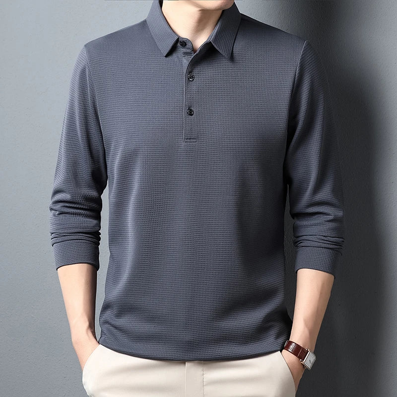 Stijlvolle poloshirt met lange mouwen