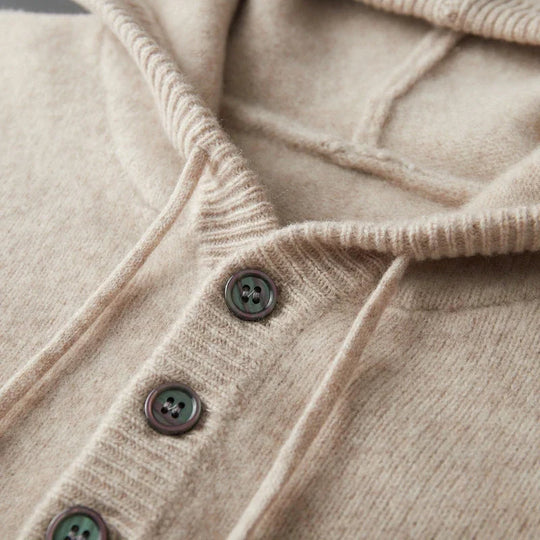 Stijlvolle merinowollen hoodie