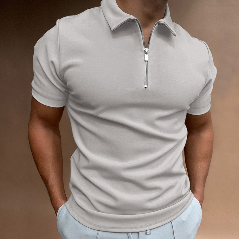 Poloshirt met Rits