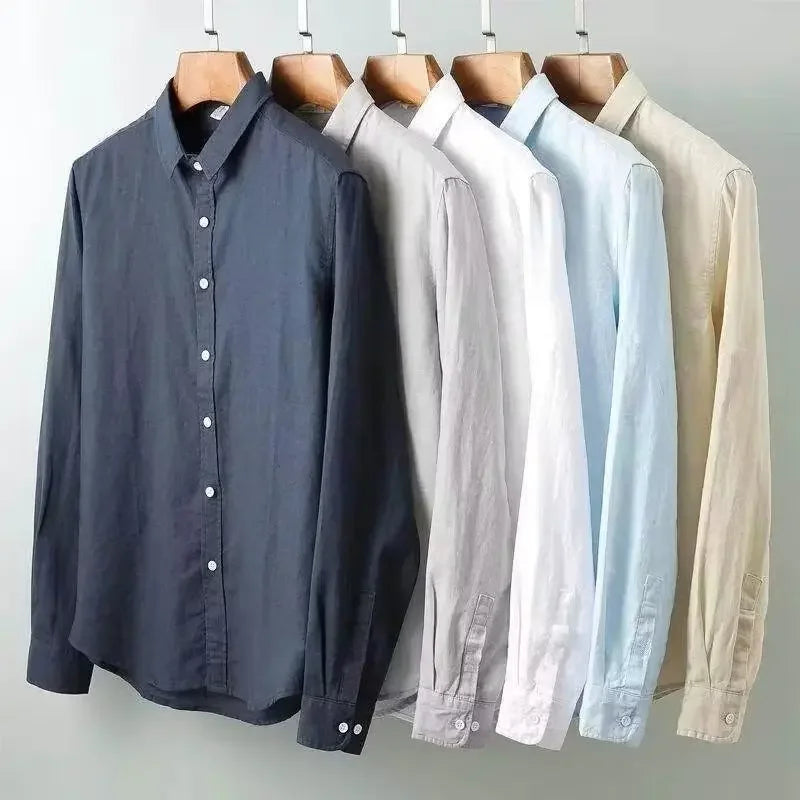 Casual Katoen-Linnen Shirt