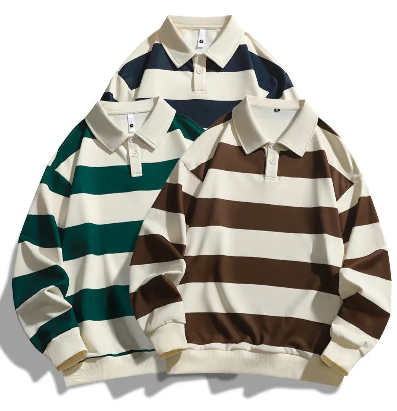 Relaxed Polo Sweater