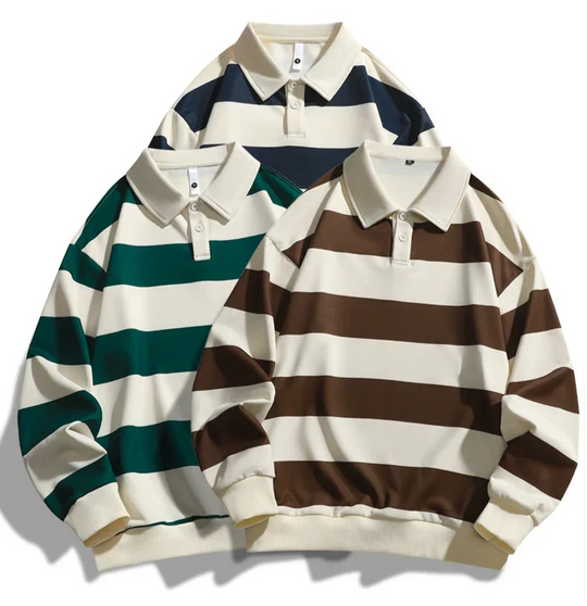 Relaxed Polo Sweater