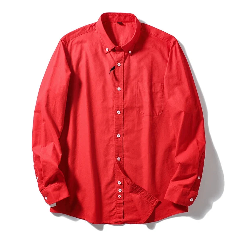 Katoenen heren shirt