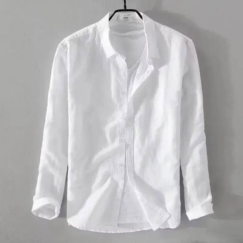 Casual Katoen-Linnen Shirt