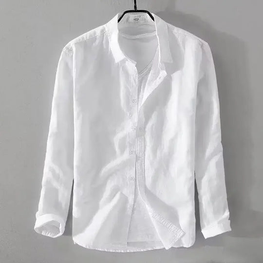 Casual Katoen-Linnen Shirt