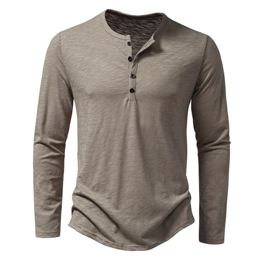 Lange mouwen katoenen poloshirt