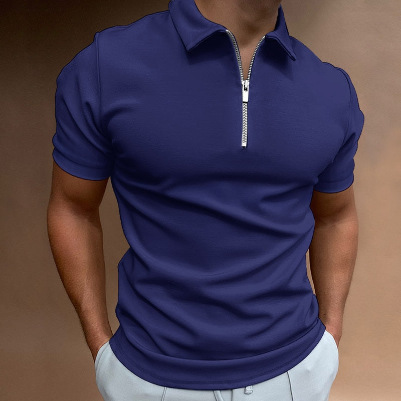 Poloshirt met Rits