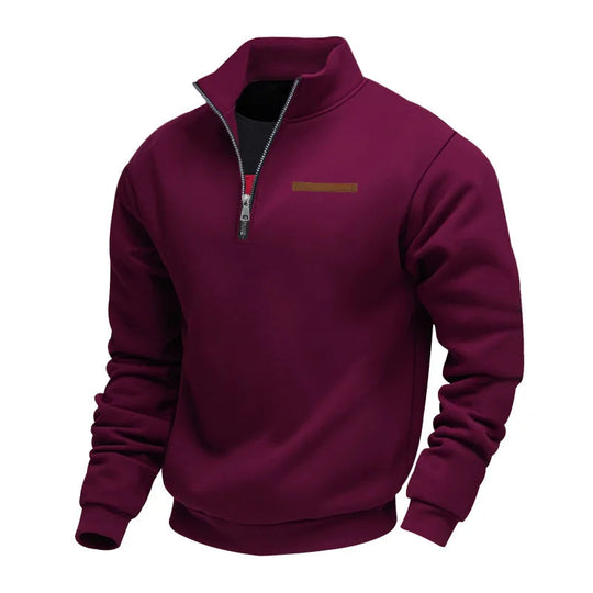 Casual Fleece Hoodie with Zipper