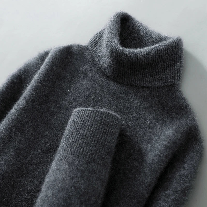 Elegante Collo Alto in Lana