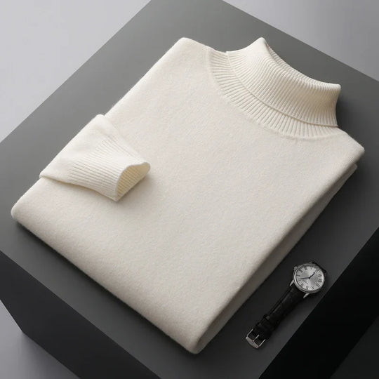 Merino Wool Monaco Turtleneck