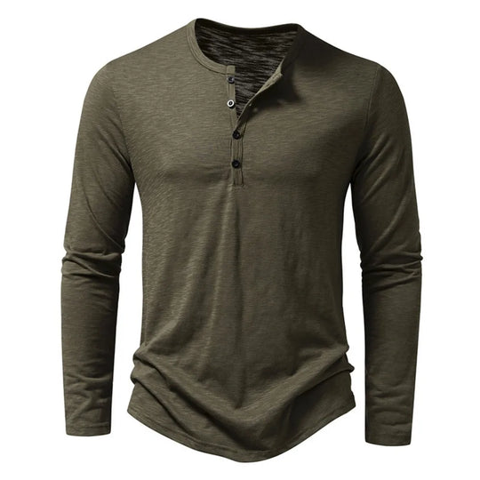 Lange mouwen katoenen poloshirt