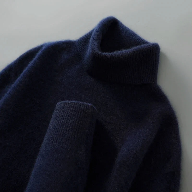 Elegante Collo Alto in Lana