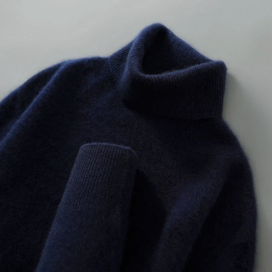 Elegante Collo Alto in Lana