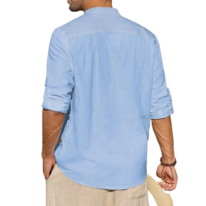Chic Cotton Henley Shirt