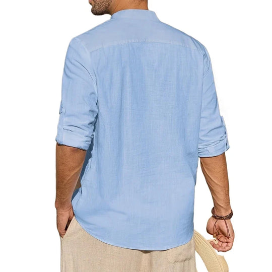 Chic Cotton Henley Shirt