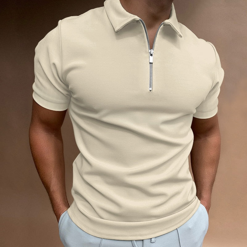 Poloshirt met Rits