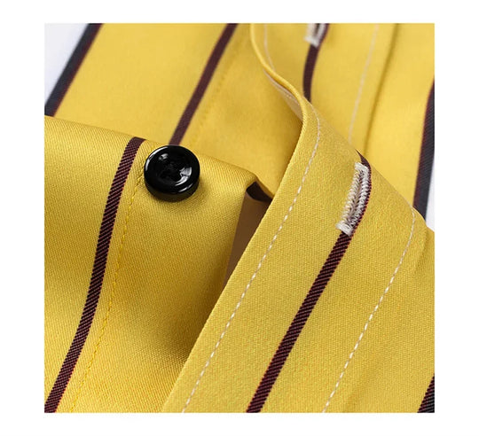 Givalli - Casual Gestreept Heren Shirt