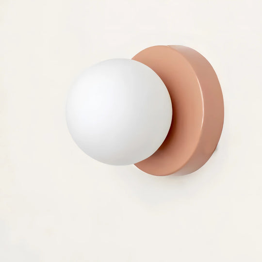 Minimalist Scandinavian Wall Lamp with Glass Shade