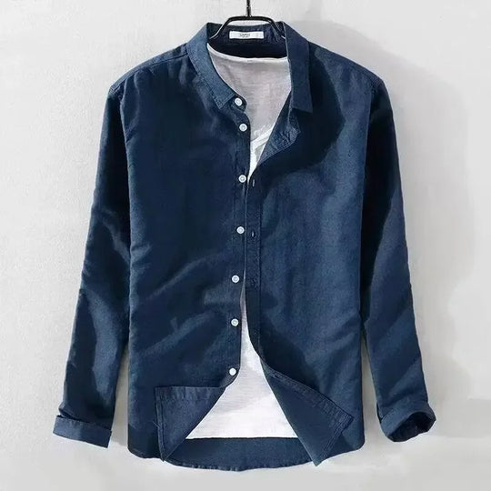 Casual Katoen-Linnen Shirt