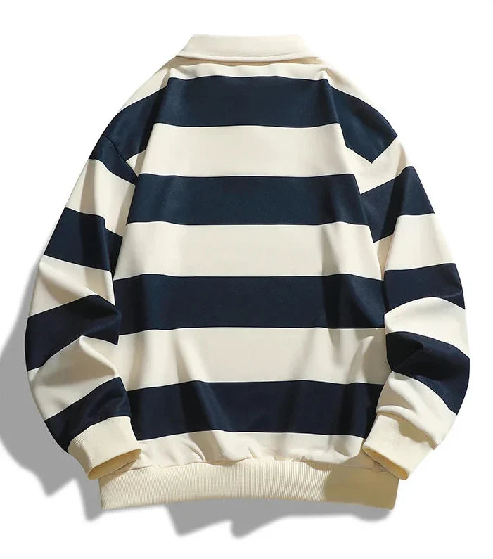 Relaxed Polo Sweater