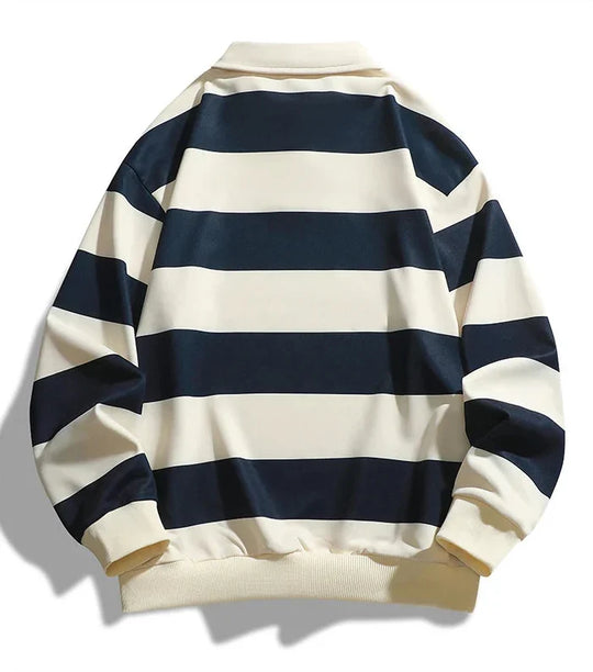 Relaxed Polo Sweater
