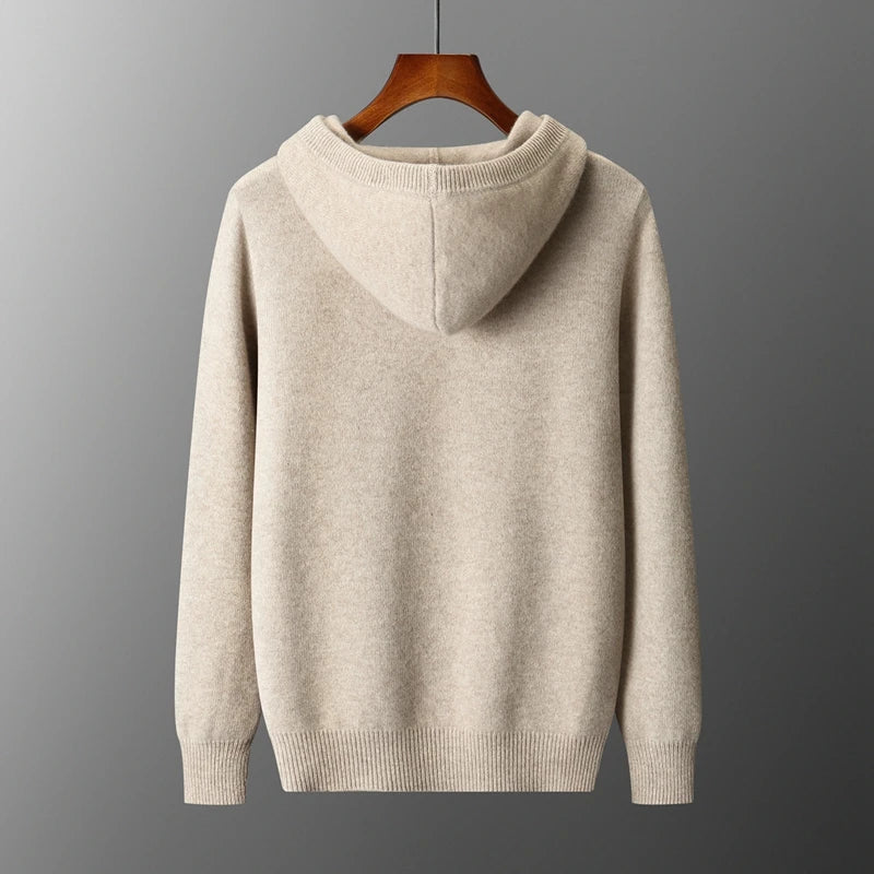 Stijlvolle merinowollen hoodie