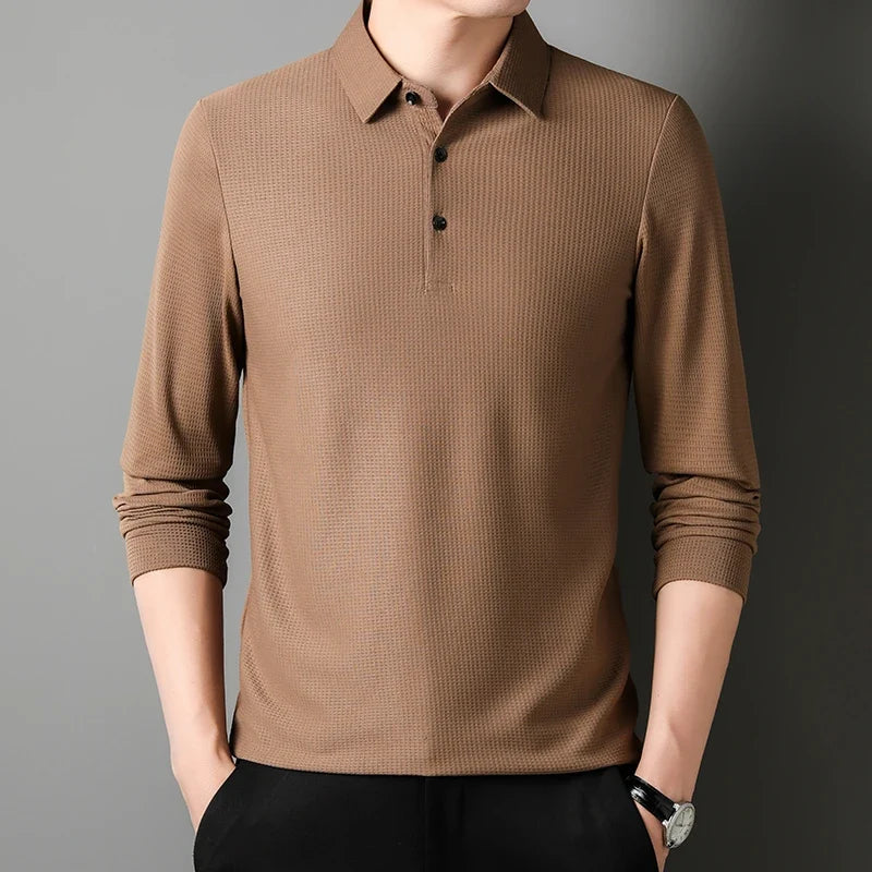 Stijlvolle poloshirt met lange mouwen