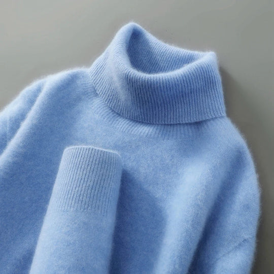Elegante Collo Alto in Lana