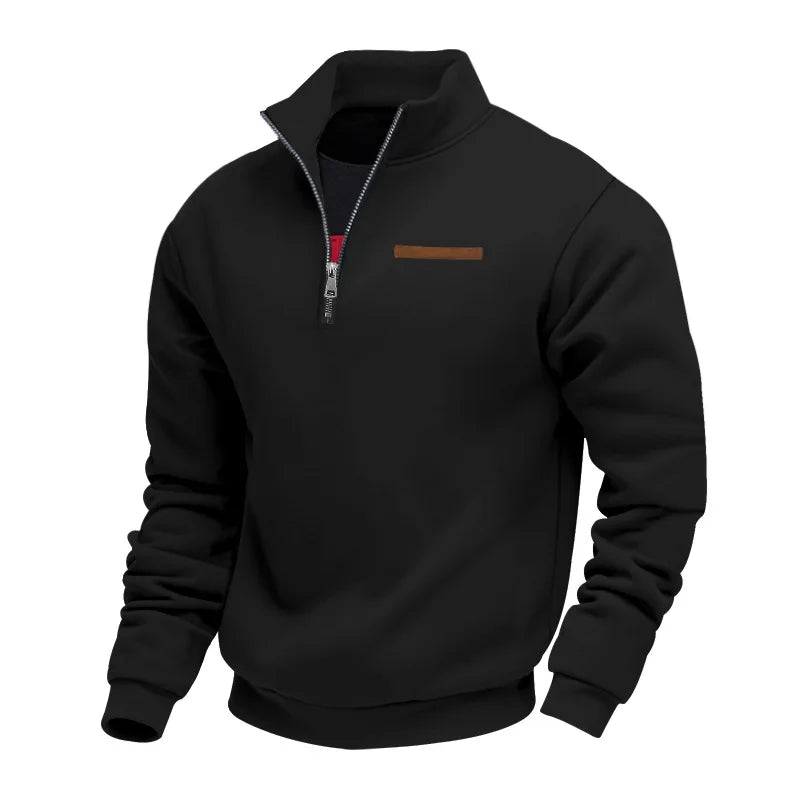Casual Fleece Hoodie with Zipper