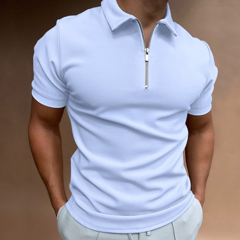 Poloshirt met Rits