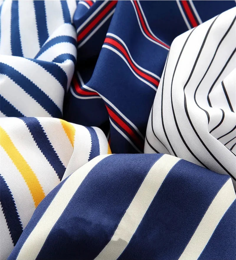 Givalli - Casual Gestreept Heren Shirt