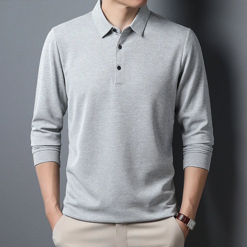 Stijlvolle poloshirt met lange mouwen