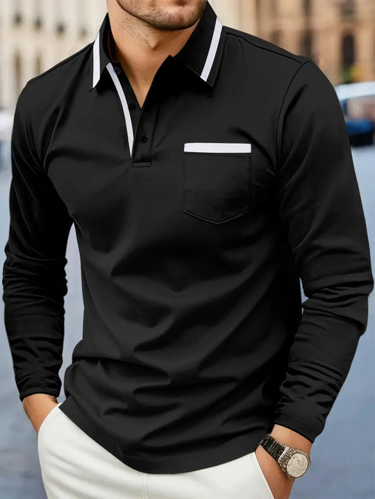 Relaxed Polo Sweater