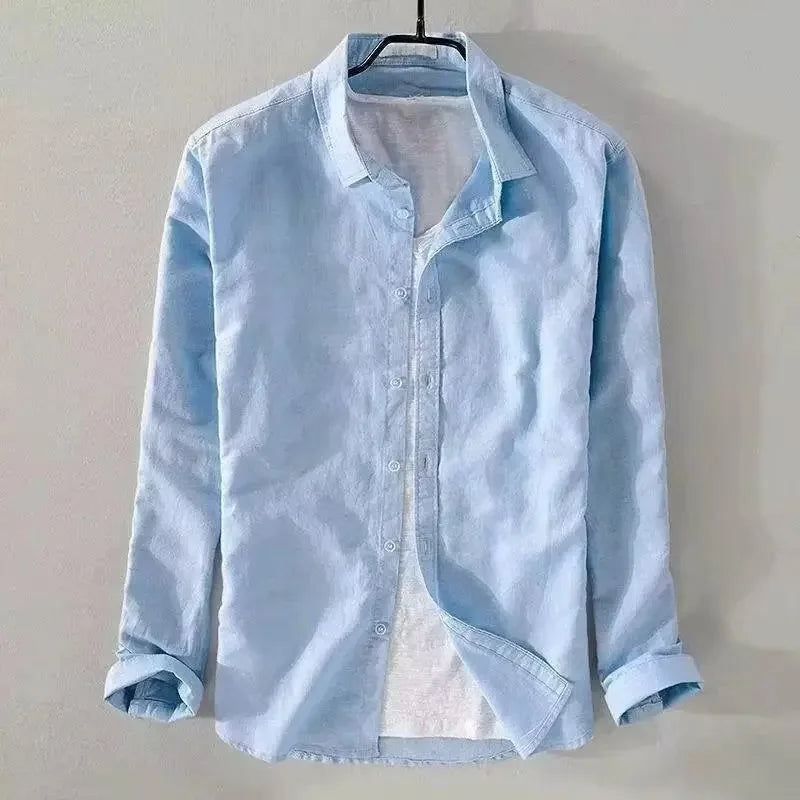 Casual Katoen-Linnen Shirt