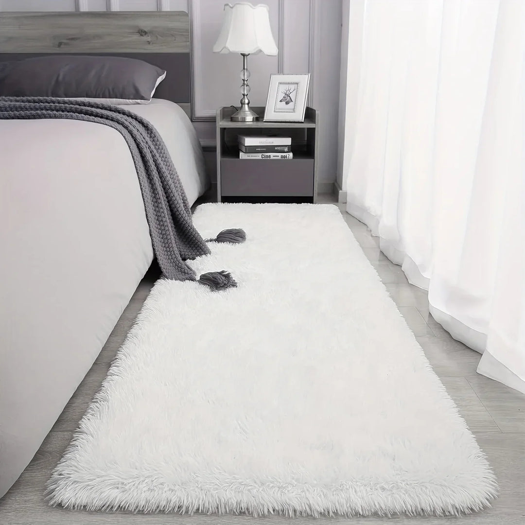 Ultrazacht pluche vloerkleed – Modern, wasbaar tapijt voor slaap- en woonkamer