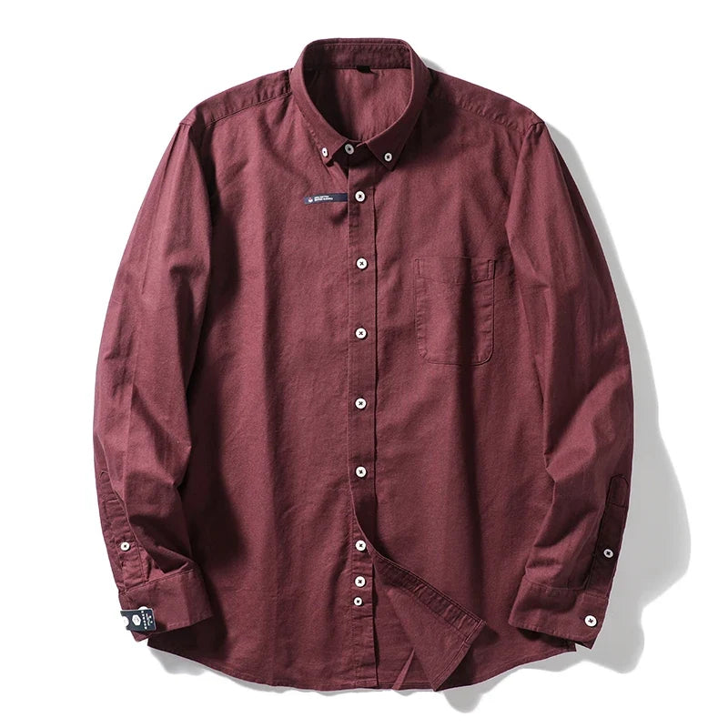 Katoenen heren shirt