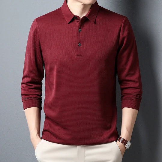 Stijlvolle poloshirt met lange mouwen