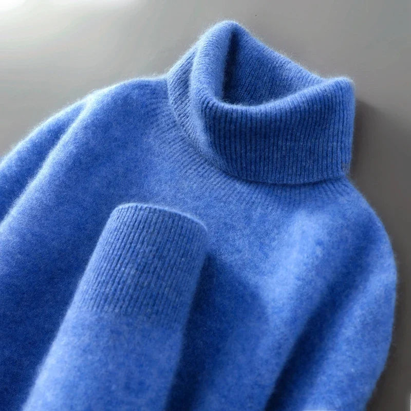Elegante Collo Alto in Lana