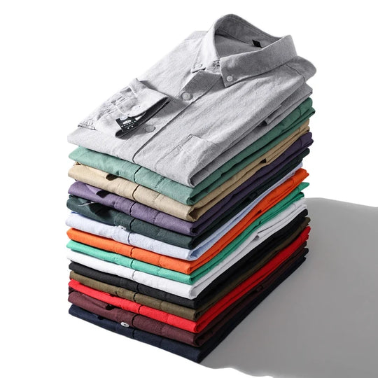 Katoenen heren shirt