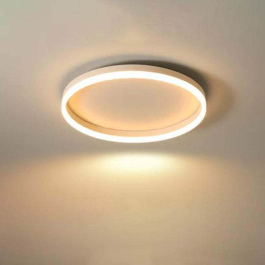 Moderne LED Plafondlamp in Japandi Style