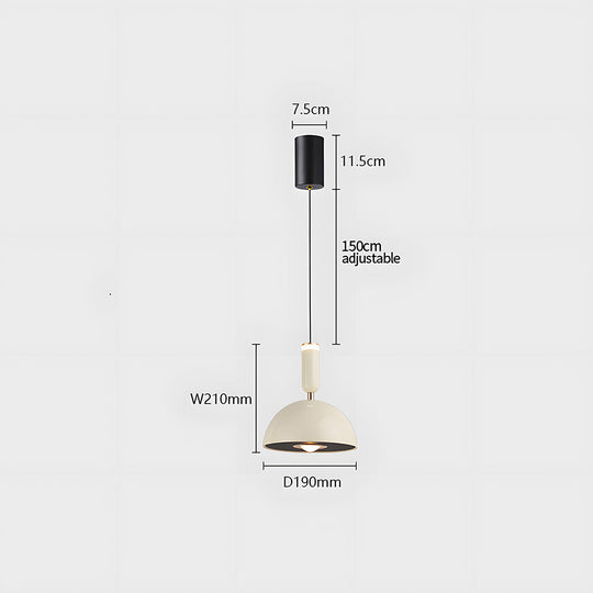 Scandinavische  Moderne LED Hanglamp – Stained Glass Design met Minimalistisch Frame