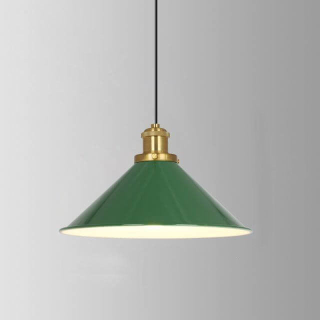 Industriële Elegante Groene Hanglamp in  Meerdere Formaten