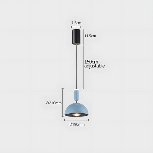 Scandinavische  Moderne LED Hanglamp – Stained Glass Design met Minimalistisch Frame