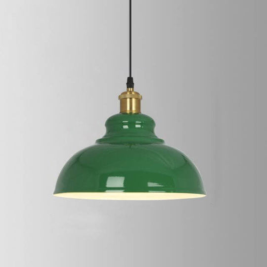 Industriële Elegante Groene Hanglamp in  Meerdere Formaten