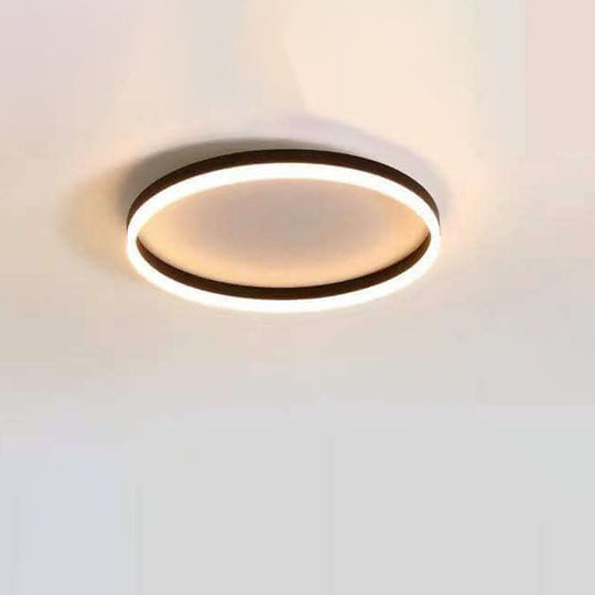 Moderne LED Plafondlamp in Japandi Style