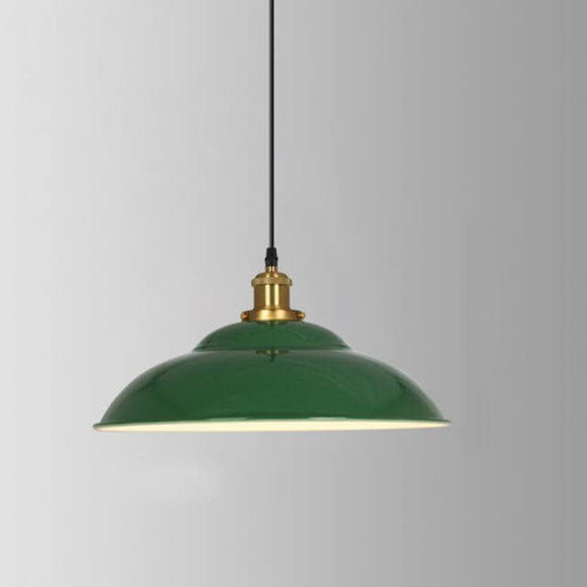 Industriële Elegante Groene Hanglamp in  Meerdere Formaten