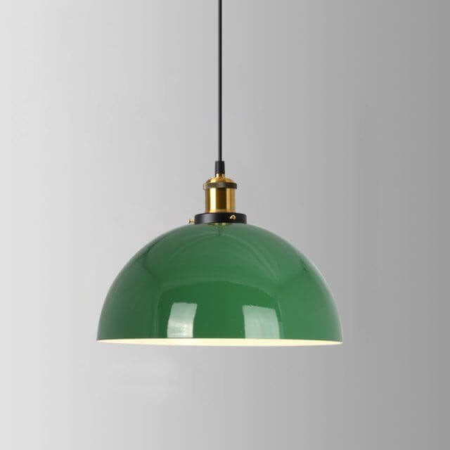 Industriële Elegante Groene Hanglamp in  Meerdere Formaten
