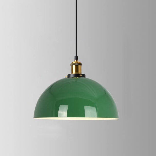 Industriële Elegante Groene Hanglamp in  Meerdere Formaten